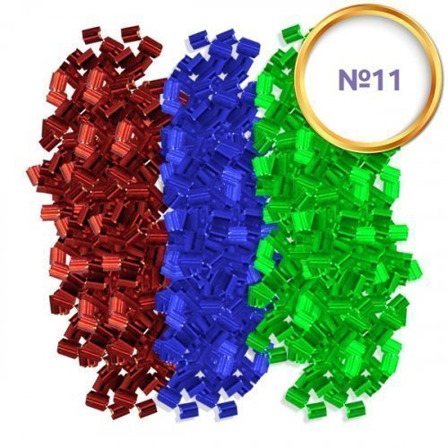 Бисер рубка мелкий 250 гр. №11