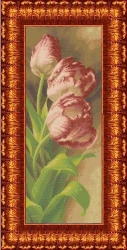 Канва для бисера КБЦ-2002 Тюльпаны