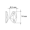 3702 Камни пришивные 8,5*14 мм 1/270 шт
