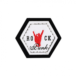 Бирка пришивная №28 "Rock Punk" 1/50 шт