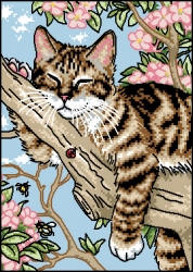 Набор для вышивания Ф25 "Утомился"