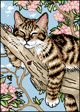 Набор для вышивания Ф25 "Утомился"