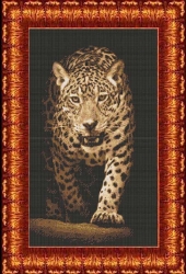Канва для бисера КБЖ-2005 Леопард