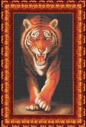 Канва для бисера КБЖ-2006 Тигр