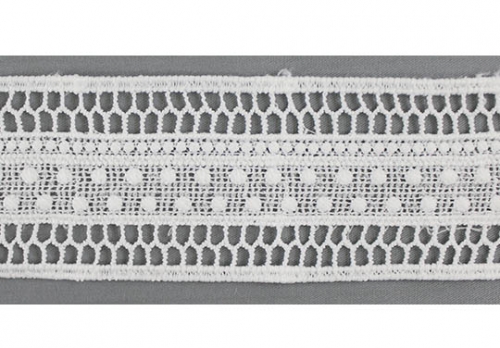 Кружево плетёное №SR12159 042(молоко) 1/15 ярд