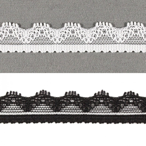 Кружево стрейч Т101 1,5 см 1/25 ярд