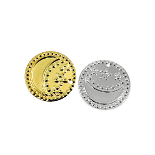 Украшение монетки метал. НG-5 d.22мм серебро 1/100 гр