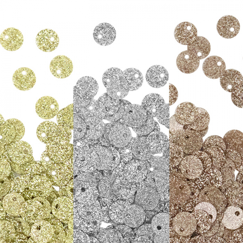 Пайетки круглые 6 мм 1/25 гр