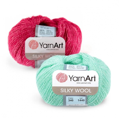 Пряжа Yarnart Silky wool