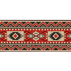 Тесьма жаккард №R4694 ш.5 см 1/9 м