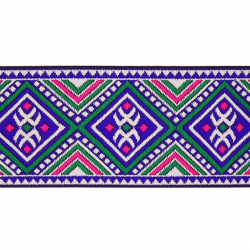 Тесьма жаккард №R5168 ш.5 см 1/9 м
