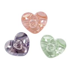 Украшение пришивное "Сердце" EF40 25 мм 1/50 шт