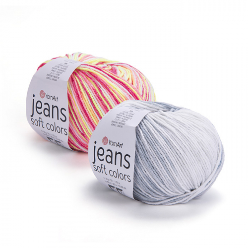 Пряжа Yarnart Jeans Soft Colors